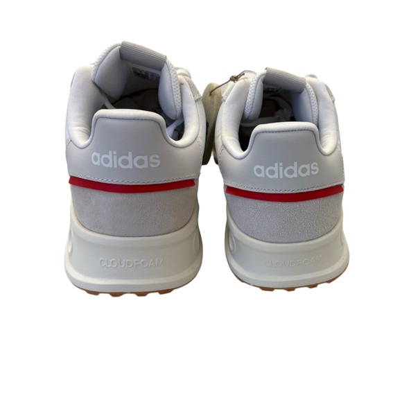 Adidas Run 84 Men's White and Royal Blue Sneakers - Picture 5 of 7